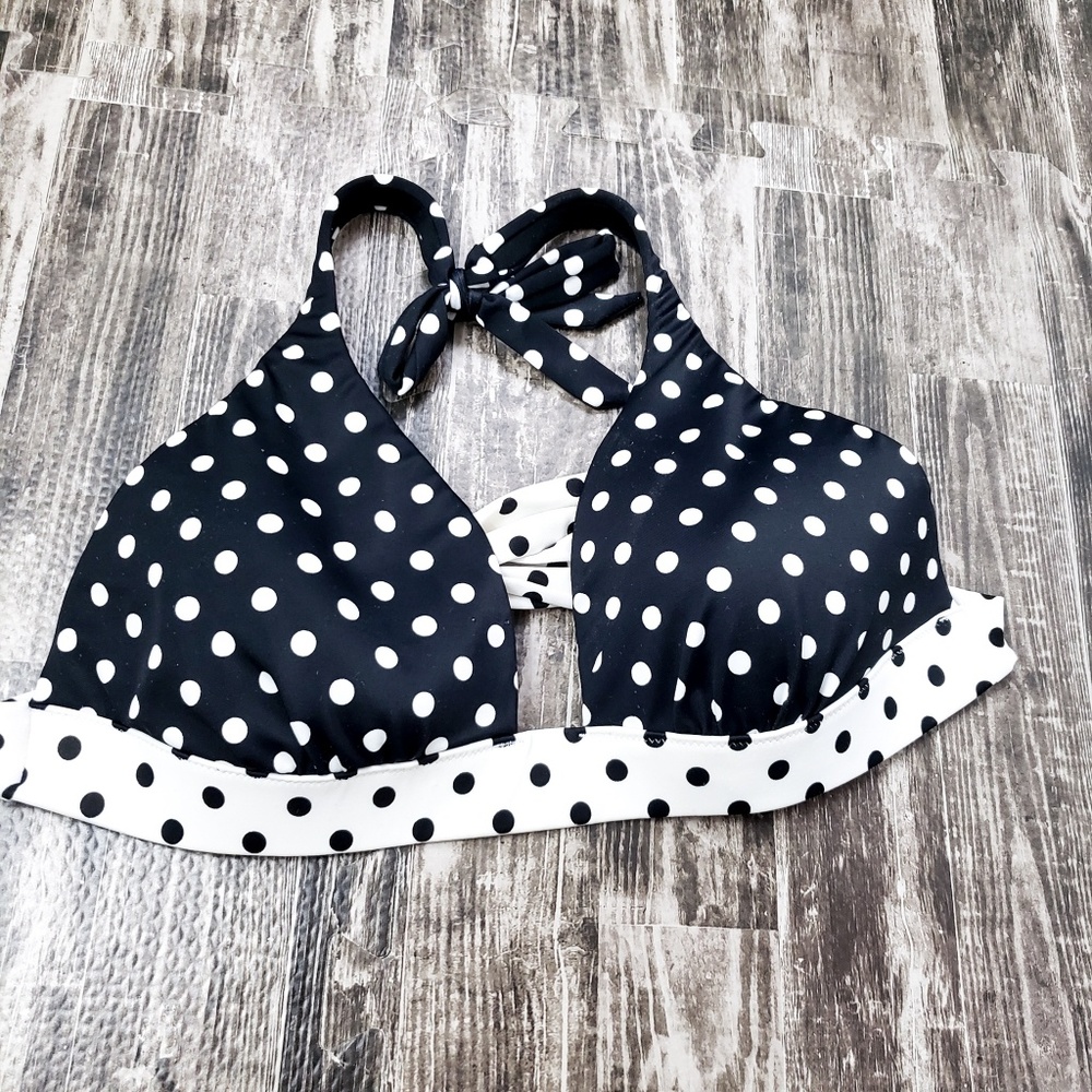 ⭐Victoria Secret Swimsuit Polka Halter Bikini Top
